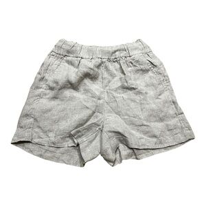 J.Crew Linen Shorts Cream Women’s Size XS Pull On Draw String Flowy